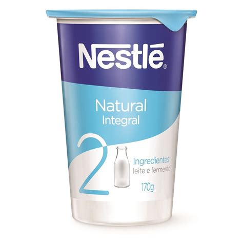 iogurte natural nestle 2 ingredientes
